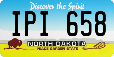 ND license plate IPI658