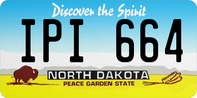 ND license plate IPI664