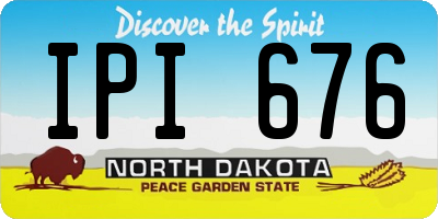 ND license plate IPI676