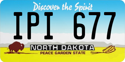 ND license plate IPI677