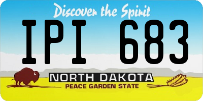 ND license plate IPI683