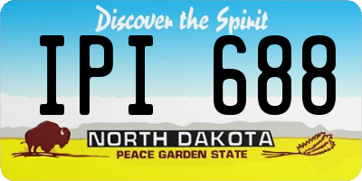 ND license plate IPI688