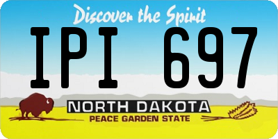 ND license plate IPI697