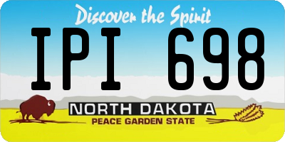 ND license plate IPI698