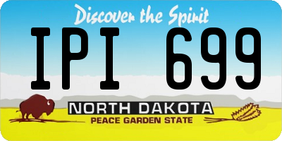 ND license plate IPI699