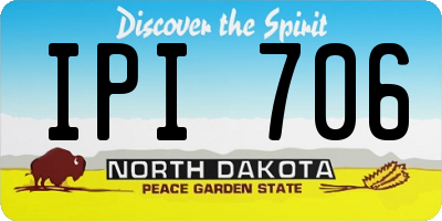 ND license plate IPI706