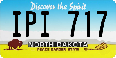 ND license plate IPI717