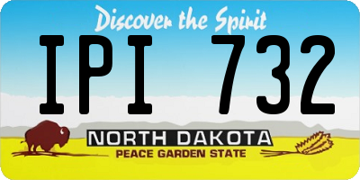 ND license plate IPI732