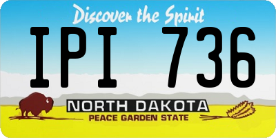 ND license plate IPI736