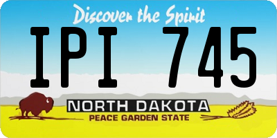 ND license plate IPI745