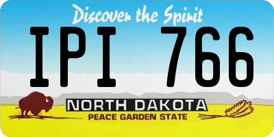 ND license plate IPI766