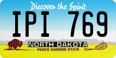 ND license plate IPI769