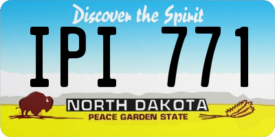 ND license plate IPI771