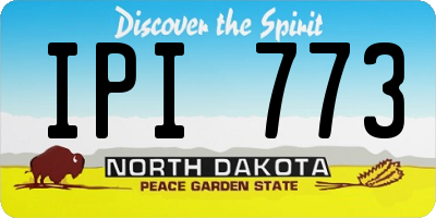 ND license plate IPI773