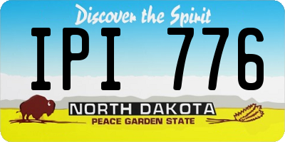 ND license plate IPI776