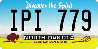 ND license plate IPI779