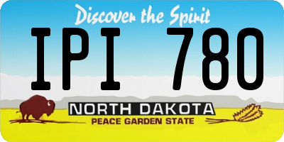 ND license plate IPI780