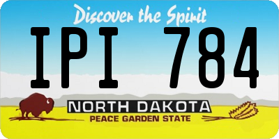 ND license plate IPI784