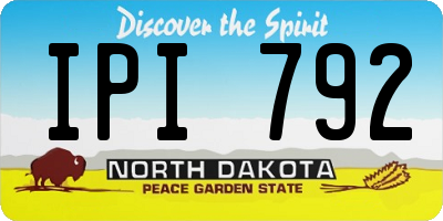 ND license plate IPI792