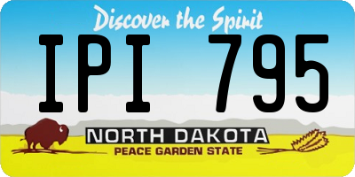 ND license plate IPI795