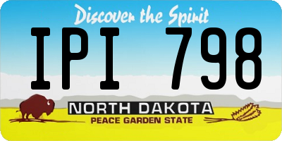 ND license plate IPI798