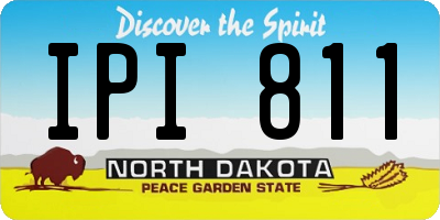 ND license plate IPI811
