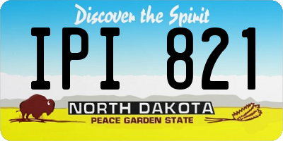 ND license plate IPI821