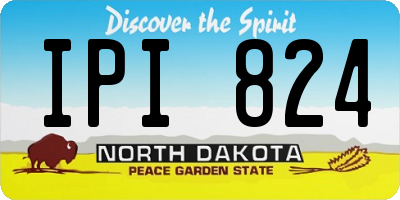 ND license plate IPI824