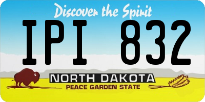ND license plate IPI832