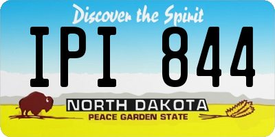 ND license plate IPI844