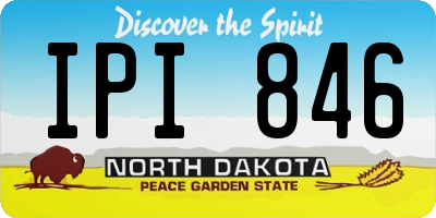 ND license plate IPI846