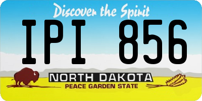 ND license plate IPI856