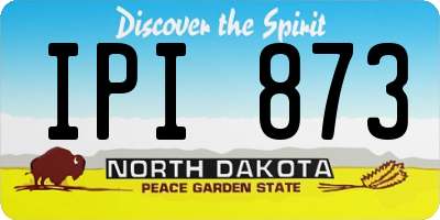 ND license plate IPI873