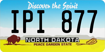 ND license plate IPI877