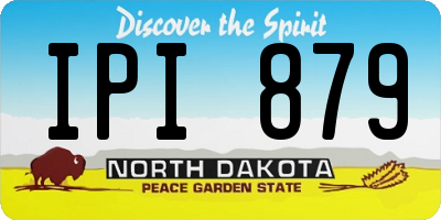 ND license plate IPI879