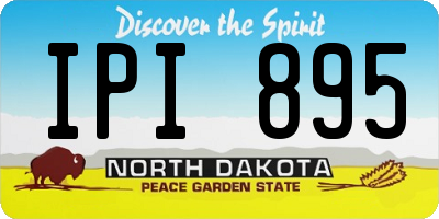 ND license plate IPI895