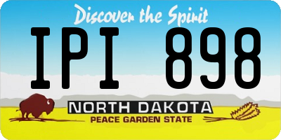ND license plate IPI898