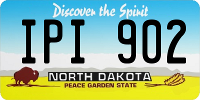 ND license plate IPI902