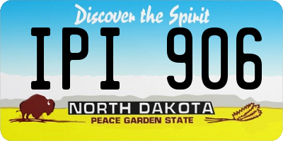 ND license plate IPI906