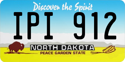 ND license plate IPI912