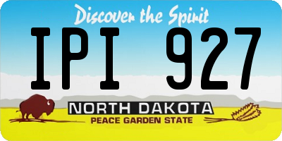 ND license plate IPI927