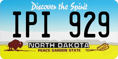ND license plate IPI929