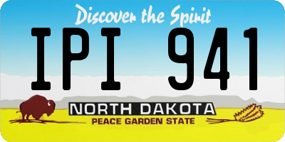 ND license plate IPI941