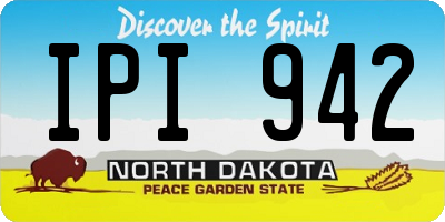 ND license plate IPI942