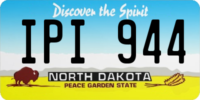 ND license plate IPI944