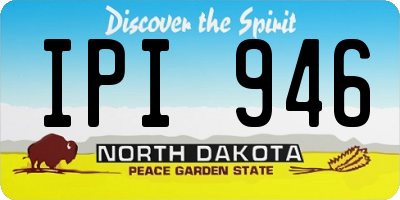 ND license plate IPI946