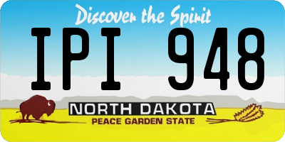 ND license plate IPI948