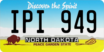 ND license plate IPI949