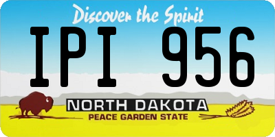 ND license plate IPI956