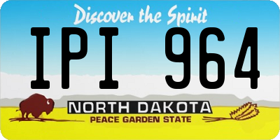 ND license plate IPI964